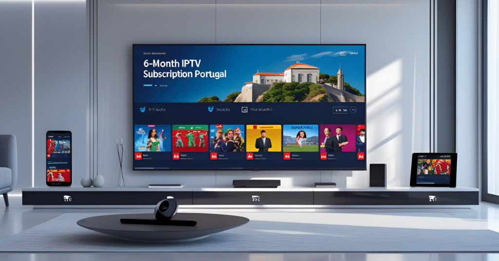 6-Month IPTV Subscription Portugal