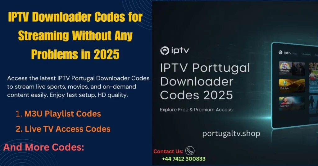 IPTV Portugal Downloader Codes