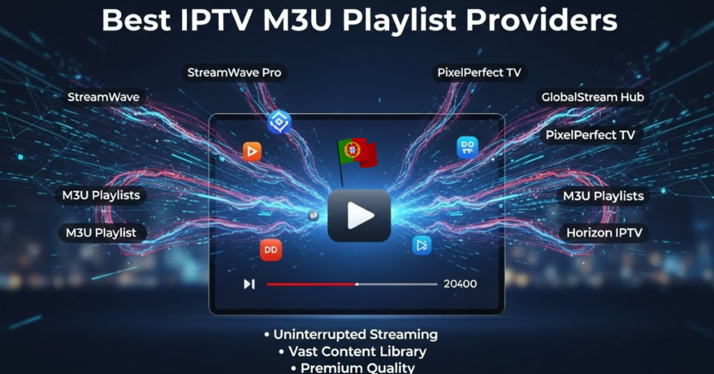 IPTV M3U para streaming sem